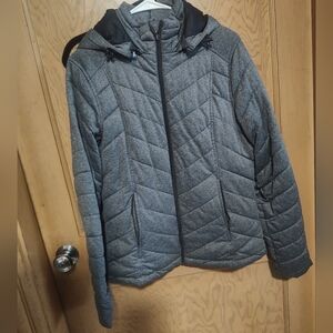 Tek Gear Charcoal Hooded Jacket
